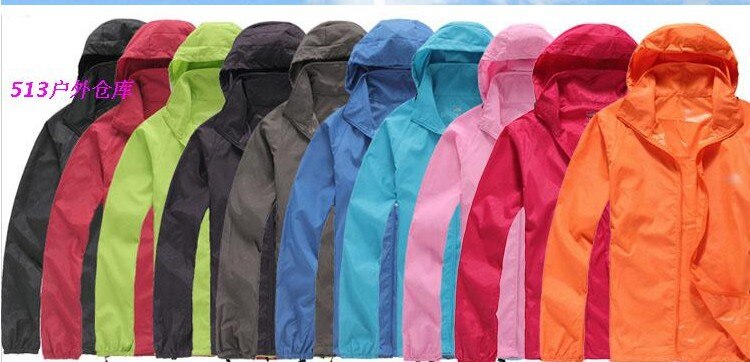 Men and Women Summer Sports Camping/Fishing Thin Quick Dry Jackets, UniLightweight Coat Waterproof Windproof Breathable  008